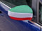 Spiegelflagge/Spiegelfahne UNGARN - 1 Paar, Auto/PKW Rückspiegel/Autospiegel Fahne/Flagge/Überzug