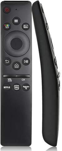 Universal Samsung TV Remote Control Replacement for Samsung LED LCD QLED HDR UHD SUHD Frame Curved Solar HDTV 4K 8K 3D Smart TVs, Includes 3 Popular Shortcut Buttons, No Setup Required