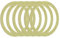 QUARKZMAN 6 Stück Magnetischer Adapterring, Universelles Magnetisches Drahtloses Ladegerät-Umwandlungskit Sparkle Magnetischer Metallring Klebender Aufkleber Ring für Handyhülle, Gold