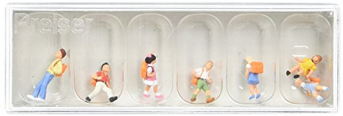Preiser 10181 School Children (6) and Teacher Exclusive Figure Set
