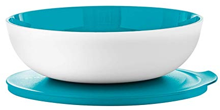 Tupperware Schüssel mit Deckel Allegra 740 ml türkis weiß