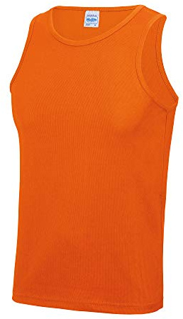 Just Cool Mens Sports Gym Plain Tank / Vest Top