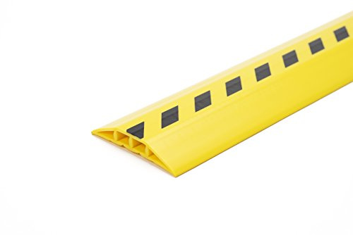 EHA Kabelbrücke, 100 mm breit, 1,5 m Set inklusiv Klebeband, gelb/schwarz, 41902