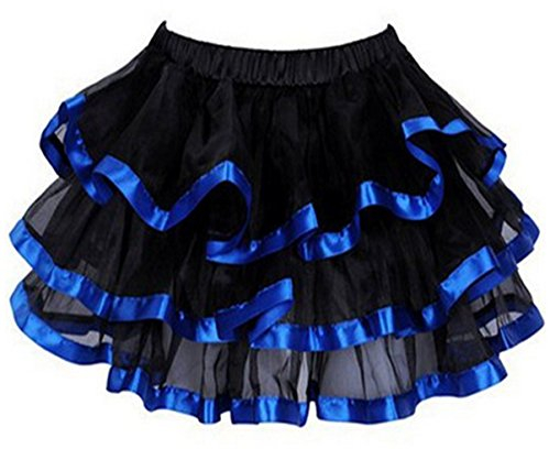 Martya Damen Gothic Moulin Rouge Ballett T¨¹t¨¹ Unterrock 3 Layers, 5 Farbe