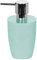 Spirella Seifenspender Pure Flüssigseifen-Spender 300ml Langliebig und Robust Mint Grün, 15 x 7.5 x 7.5 cm