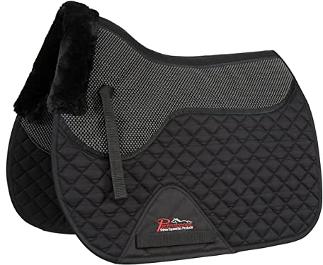 Shires Airflow Anti-Slip Schabracke, schwarz, Vollblut / Warmblut