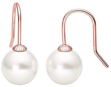 Heideman Ohrringe Damen - aus hochwertigem Edelstahl - silber gold rosegold farbend - Ohrstecker für Frauen mit Perle und Fischhaken
