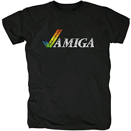 TSP Amiga Herren T-Shirt L Schwarz