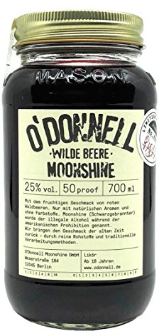 O´Donnell Moonshine Wilde Beere - limitierte Edition - Waldbeeren 0,7l 25% vol.