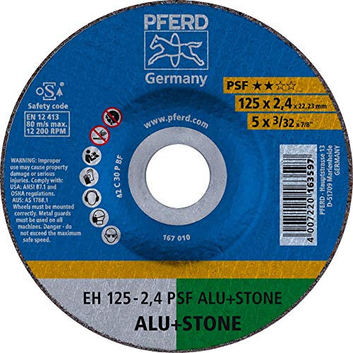 25 x PFERD Trennscheibe EH 125-2,4 PSF ALU+STONE| Art.: 61820222
