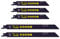 5 x SabreCut SCRSK5BF 150mm 225mm 14 TPI S922BF S1122BF Fast Wood and Metal Cutting Reciprocating Sabre Saw Blades
