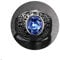 ANAZOZ Bague Acier Homme Ronde Pierre US Army Bagues Punk Hip-Hop (Bleu Taille 62.5)