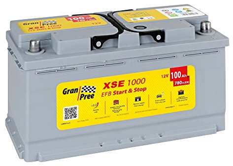 Lampa Gran Pree XSE1000 Batteria 12V - Gran Pree Start-Stop EFB - 100 Ah - 780 A
