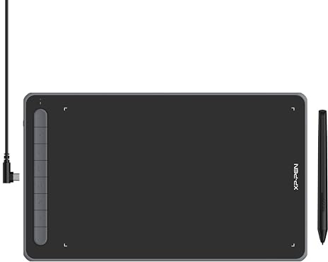 XP-PEN Deco LW_BK Bluetooth Wireless Graphics Tablet Black