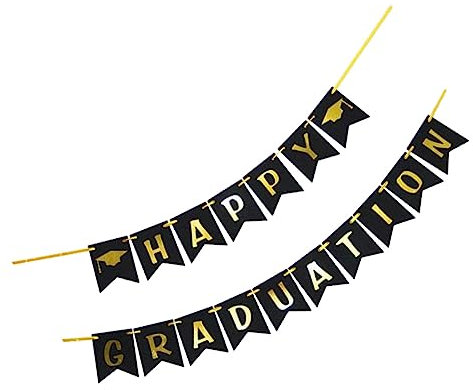 Warmhm Abschlussparty-banner Aus Papier Mit Briefdesign Für Graduation Feiern Heim Und Geschäftsdécor Wiederverwendbar Für Besondere Anlässe