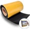 Plancha Goma EPDM, Goma Adhesiva Negra Aislante acústico y térmico, Rollo de Caucho Duradero, Ideal para Goma para Suelo, amortiguación, garajes y Herramientas. (Ancho 10cm, Largo 2m; Grosor 5 mm).