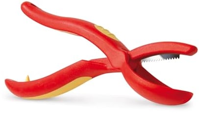 Snips Tagliacastagne Taglia Castagne con Lama in Acciaio-Made in Italy-Bpa Free, Plastica, Rosso