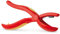 Snips Kastanienschneider, Maronischneider mit Stahlklinge, Kunststoff, Rot, 19,5 x 3 Made in Italy
