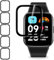 Hianjoo 6 Piezas Protector Pantalla Compatible con Xiaomi Redmi Watch 3 Active/Watch 3 Lite, Protector de Pantalla Premium Cobertura Completa Film Láminas [Resistente a Rayones] [Anti-Shatter]