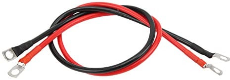 QANYEGN Red and Black Auto Battery Leads, 10AWG Car Battery Cable, Battery Terminal Connectors Cable for Car, Truck, Marine, ATV