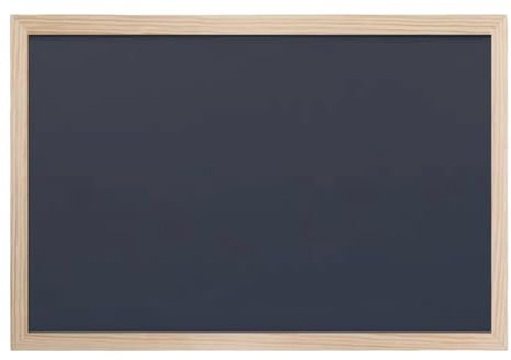 Pizarra Blanca/Negra - Ideal para Casa Colegios Restaurantes - Medidas diferentes (90x60 cm, Negro)