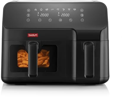 MELIOR Air Fryer L, 2 compartment 5.1 L & 3.2 L, 2700 W