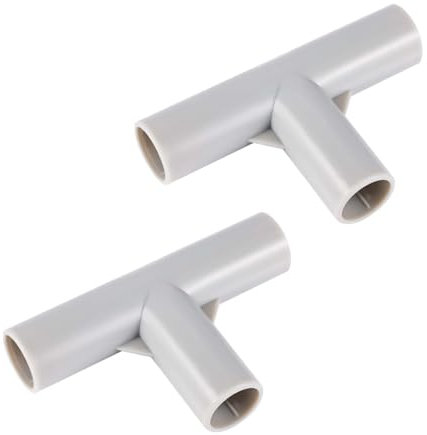 2uds Piezas de Parque Infantil para Bebes Junta en Forma de t, Conectores Repuesto para Parques Infantiles 1,9cm Diámetro Interior 3 Vías Accesorios Parques Infantiles para Patio Juegos Bebés