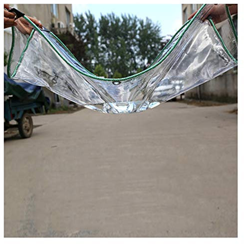 RLINZ Transparente Plane Staubdicht Leicht Zu Reinigendes Gartendach Terrassenschutz Regenschutz Abdeckplane, 23 Spezifikationen (3x5m)