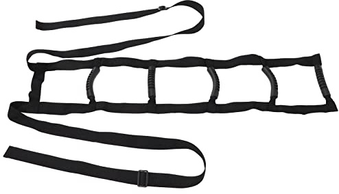 Brrnoo Strickleiter - Bett-Hochziehhilfe für ältere Patienten, Sit-Up-Seilleiter, 3,8 cm Breite, Verstellbares Hilfsseil