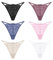 Sth Big String Ficelle Femme Sexy Chic Dentelle éLéGante Lingerie Tanga Femme Dentelle en Lot Belle sous VêTements（M）