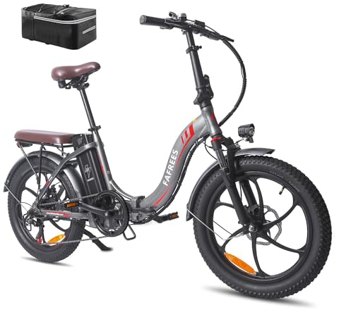 Fafrees F20 PRO E-Bike Klapprad Elektrofahrrad 20 Zoll Fatbike, 250W Motor 36V 20AH Akku, 20 * 3,0 Zoll Mountainbike Elektrofahrrad 40 Nm