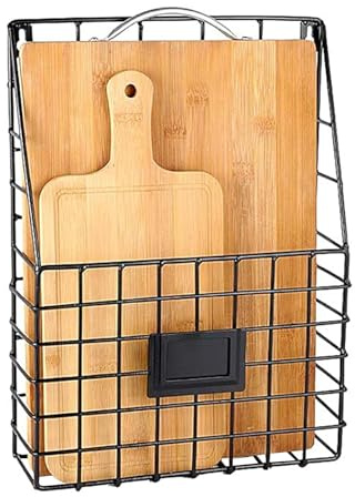 Générique Dokumentenhalter zur Wandmontage, Papierhalter für Wand | Korb aus Metall, modernes für Büro, Zuhause, Eingang, Badezimmer und