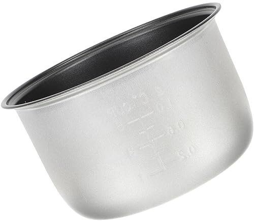 TOPPERFUN Olla Arrocera Antiadherente de Recipiente Multifuncional para Cocción y Horneado Compatible con Cocinas Eléctricas Diseño y Duradero