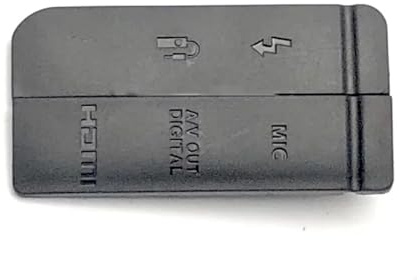 USB Rubber Lid Door HDMI-compatible MIC Cap Interface Cover, Compatible For Canon，7D Digital Camera Port Dust Cover
