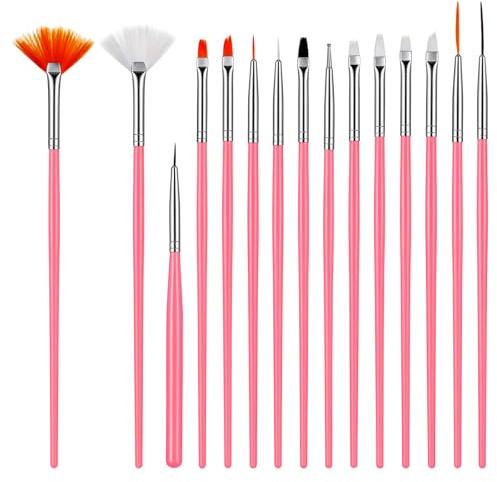 30Pcs Cake Decorating Brushes Cake Painting Brushes Food Paint Brush Multiple Function Fondant Brush Cookie Brushes Food Safe Decorating Brushes DIY Tool Set