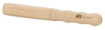 Singing Bowl Resonant Mallet Striker, Leather Finish with Wood Body — Made in India — For Meditation, Sound Healing Therapy and Yoga
