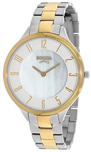 Boccia Damen-Armbanduhr Analog Quarz Titan 3240-05