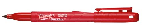 Milwaukee MHT48223170 INKZALLTM Fine Tip Marker Red