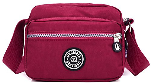 Outreo Schultertasche Designer Umhängetasche Damen Messenger Bag Kleine Reisetasche Wasserdicht Kuriertasche Mode Leichter Taschen für Mädchen