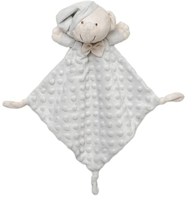 Interbaby Doudou Ours en Gris pour Bébé 1 Unité