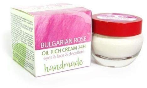 100% Natural HAND MADE face cream with Bulgarian Rose oil & Collagen & Aloe