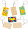 Baker Ross AW598 Wooden Keyrings (Pack of 8)