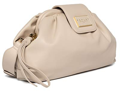 REPLAY Damen FW3077 Umhängetasche, 005 Milk White
