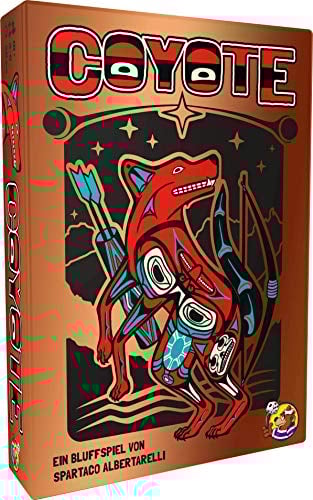 HeidelBÄR Games Coyote - Unterhaltsames Kartenspiel mit Bluffing-Elementen - Einzigartiges Gesellschaftsspiel mit schicken Kartenrückseiten in Metallic-Gold - Deutsch - 3-6 Spieler - Ab 10 Jahren