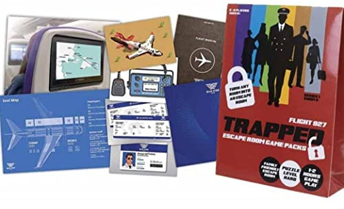 Trapped: Escape Room Game Pack 'Flight 927' - TZ002 - Up to 6 Players - Ab 8 Jahren