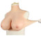XSWL Silikonbrüste Super Riesige H Cup Gefälschte Brüste Enhancer Titten Transen Transgender Drag Queen Crossdressing,Light beige