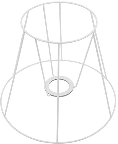 1PC Lampenschirmrahmen Drahttrommel Lampenschirmrahmen DIY E27 Ersatzlampenschirm für Tischlampe Pendelleuchte Heimdekoration