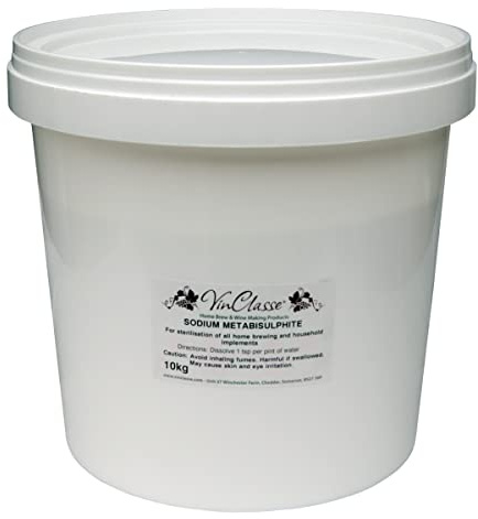 VinClasse Sodium Metabisulphite (e223) - 10Kg Bulk Tub