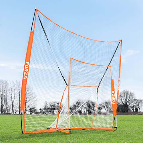 FORZA Lacrosse Pop-Up Ballstopnetz | Fänger-Netz für Lacrosse Training (Ballstoppnetz nur)