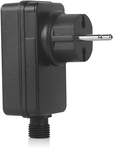 SanGlory 12V DC Netzadapter für SanGlory 3W 4er Set Gartenleuchte mit Stecker, 8er Set Gartenstrahler mit Erdspieß, AC 100-240V Transformator für Gartenbeleuchtung